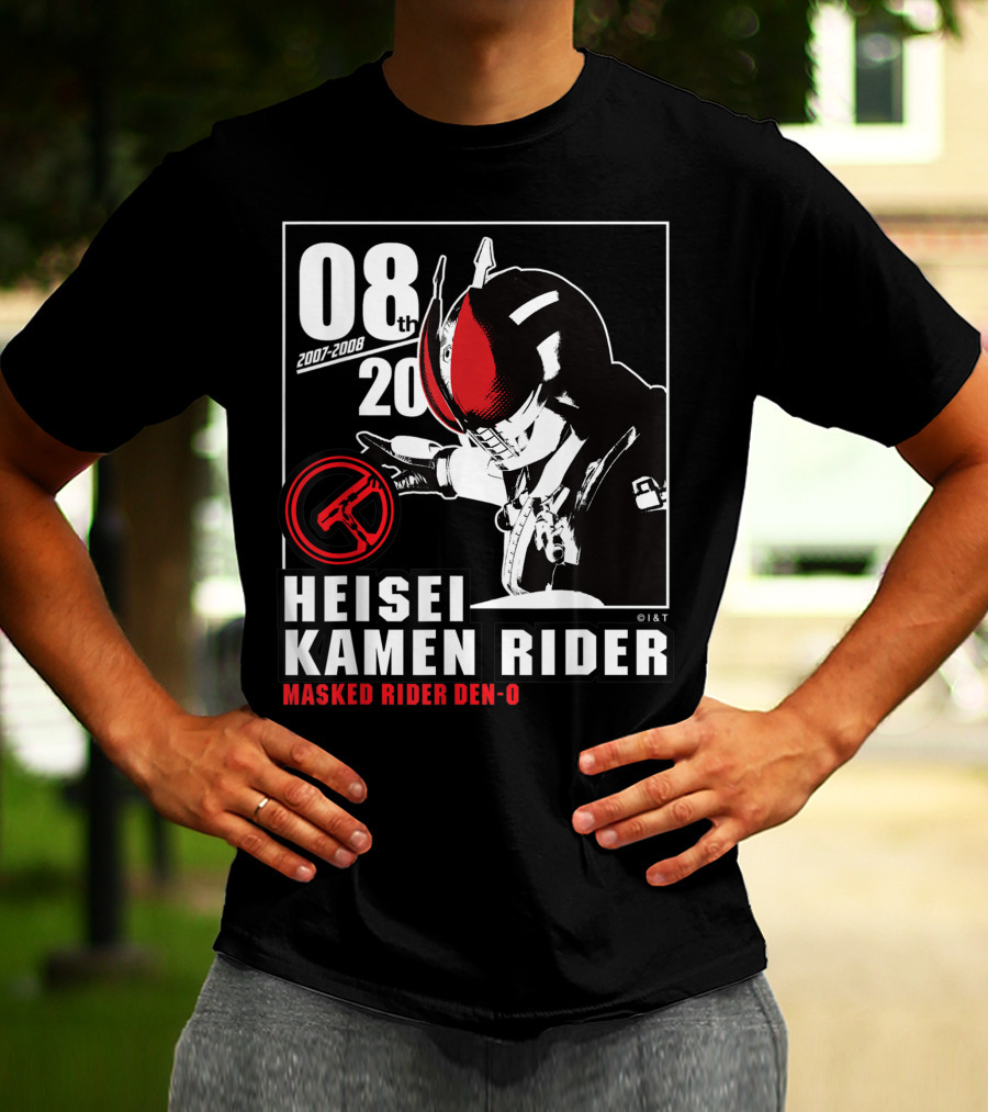 08th 2007-2008 Heisei Kamen Rider Masked Rider Den-O T-Shirt