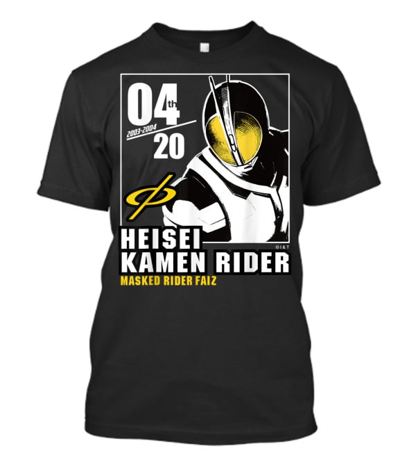 04 2003-2004 Heisei Kamen Rider Masked Rider Faiz T-Shirt