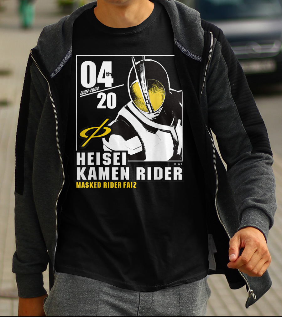 04 2003-2004 Heisei Kamen Rider Masked Rider Faiz T-Shirt