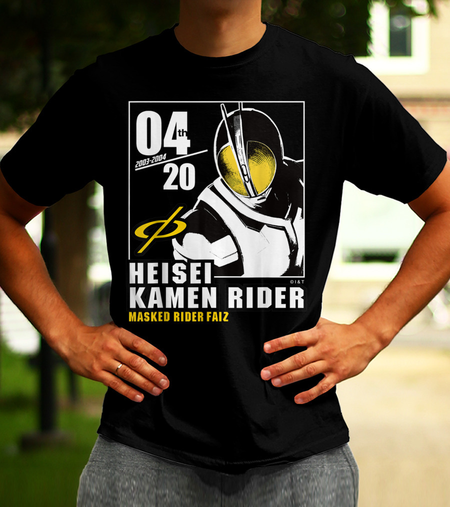 04 2003-2004 Heisei Kamen Rider Masked Rider Faiz T-Shirt