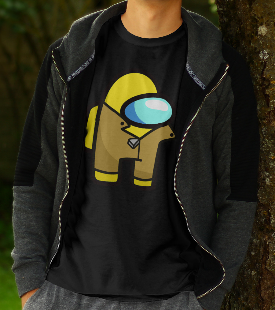 Among Us Character Yellow Detective Crewmate T-Shirt