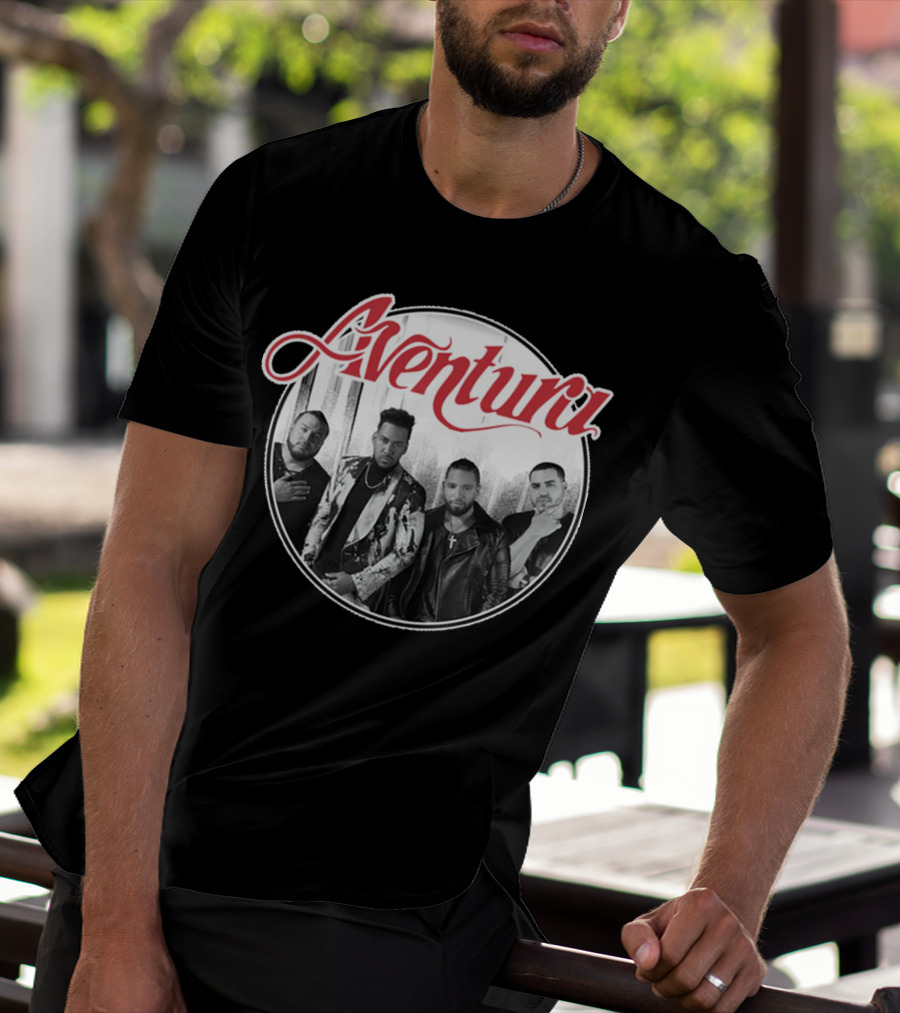Aventura Inmortal Band Members Photo T-Shirt