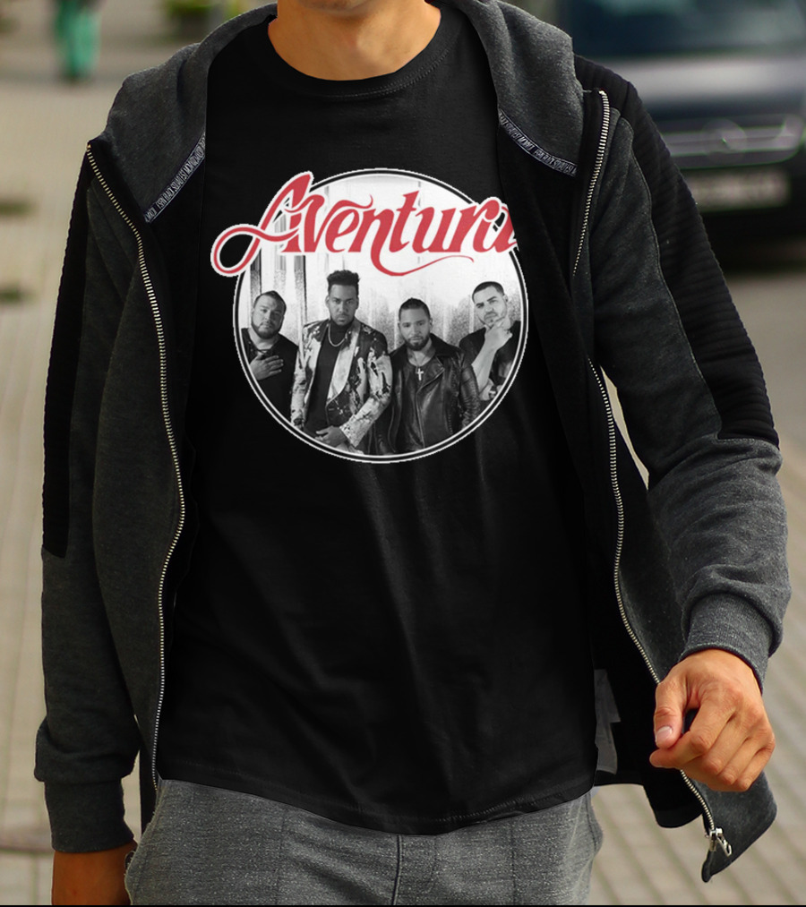 Aventura Inmortal Band Members Photo T-Shirt