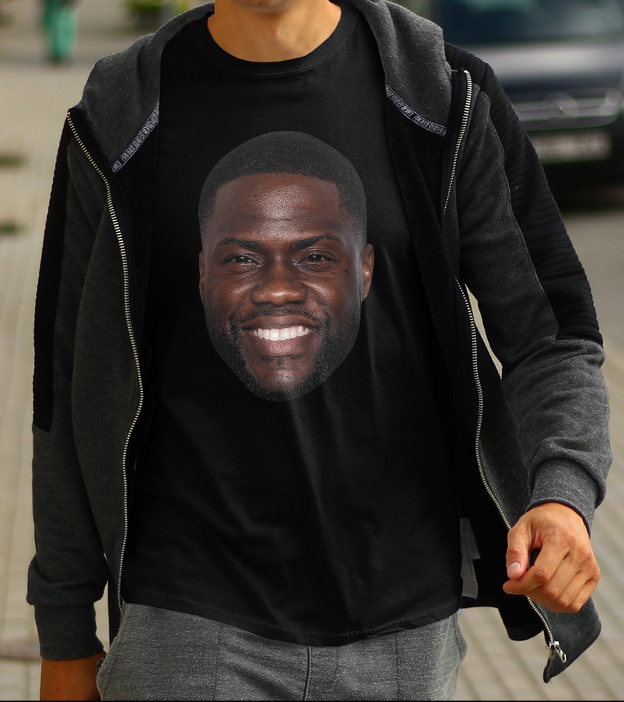 Kevin Hart Funny Big Head Face T-Shirt