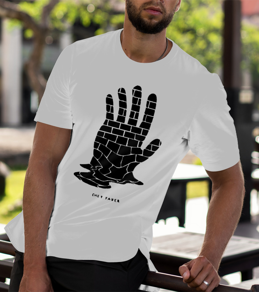 Chet Faker Built On Glass 2 Brick Hand T-Shirt