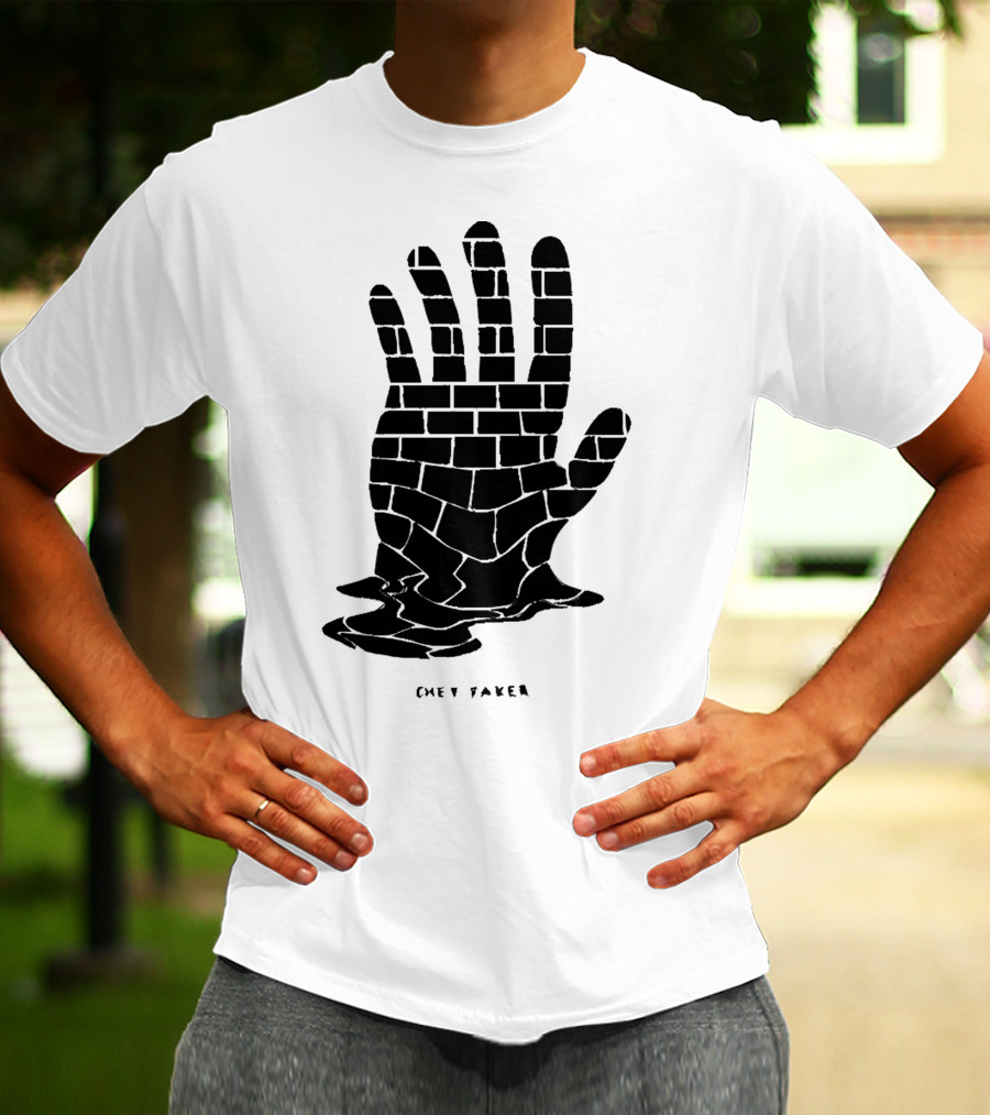 Chet Faker Built On Glass 2 Brick Hand T-Shirt