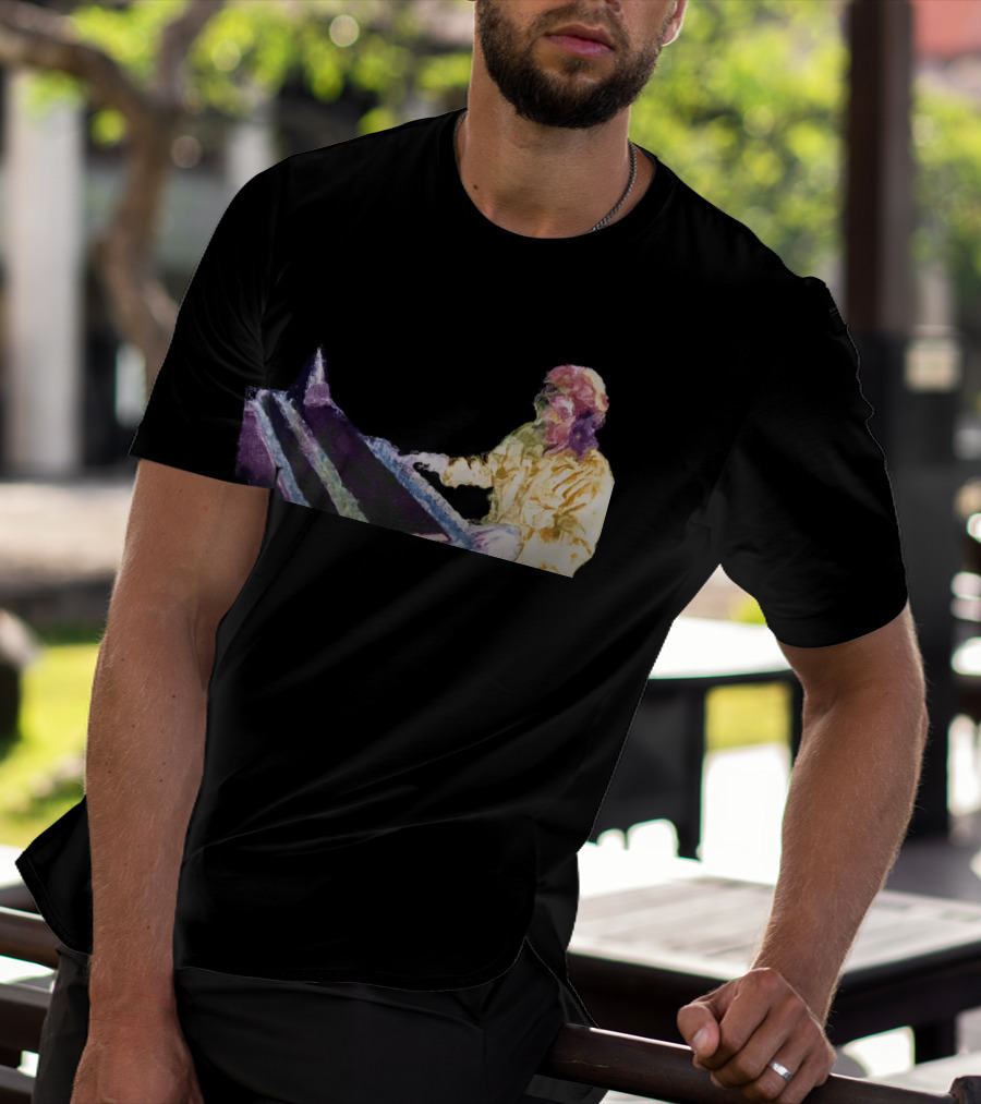 Get High Psychedelic Piano Player T-Shirt