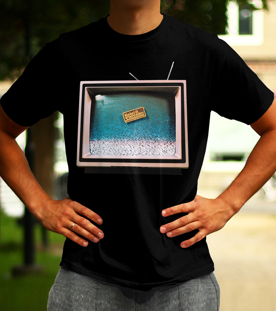 Hotel Surrender TV Static Retro Television T-Shirt