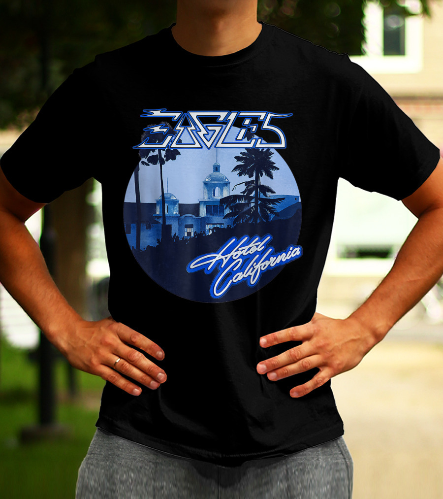 Eagles Hotel California Retro Vintage Band Music T-Shirt