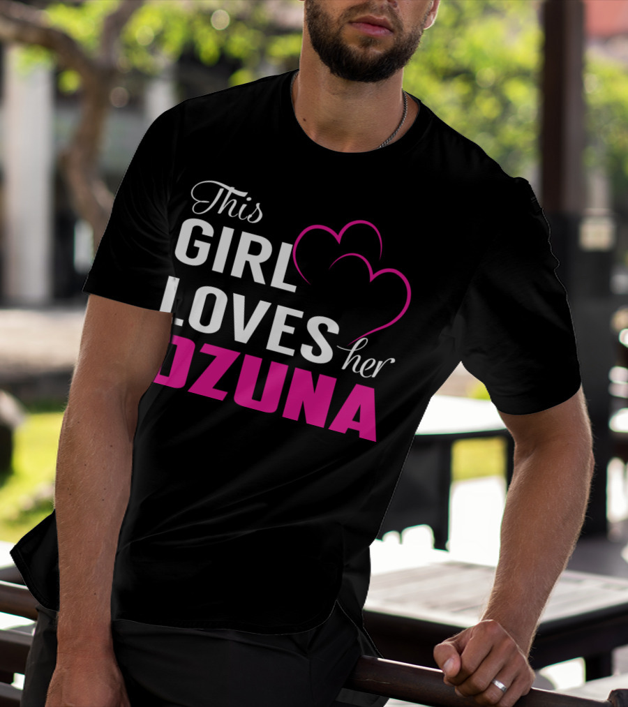 This Girl Loves Her OZUNA Heart T-Shirt