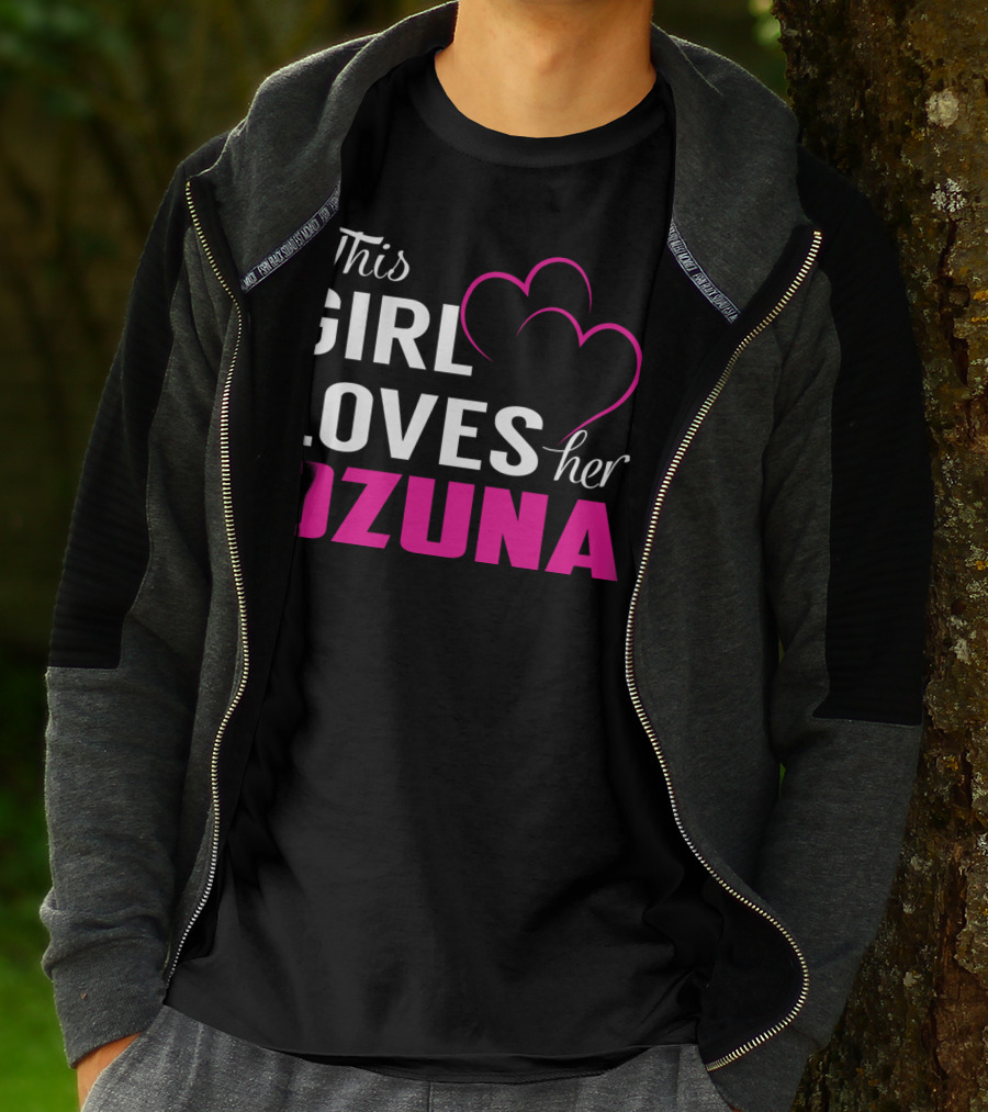 This Girl Loves Her OZUNA Heart T-Shirt
