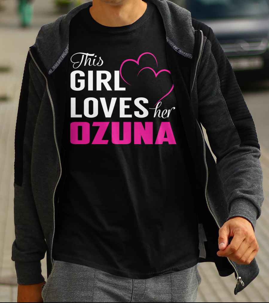 This Girl Loves Her OZUNA Heart T-Shirt