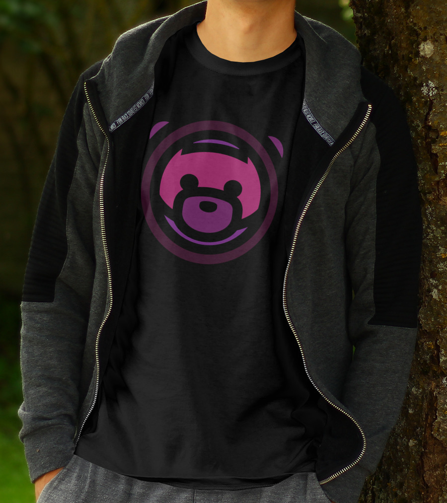 Aura 2 Pink Bear Face T-Shirt