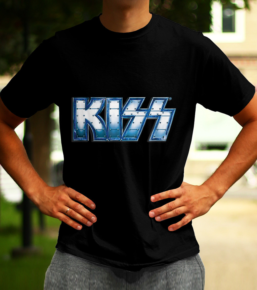 KISS Blue Steel Rivet T-Shirt