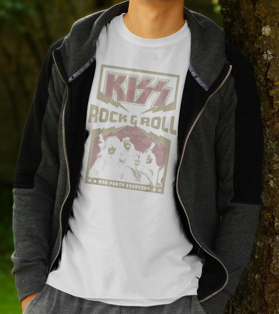 KISS Rock And Roll All Nite And Party Everyday T-Shirt