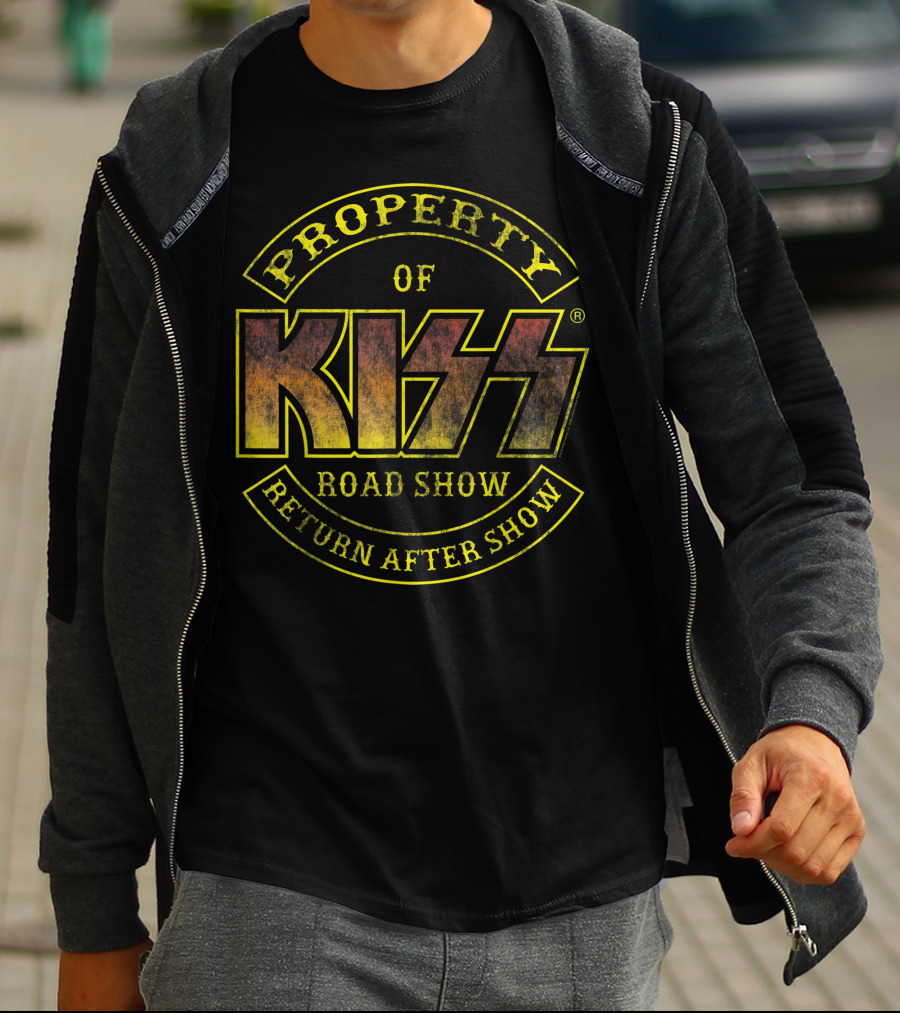 Property Of KISS Road Show Return After Show T-Shirt
