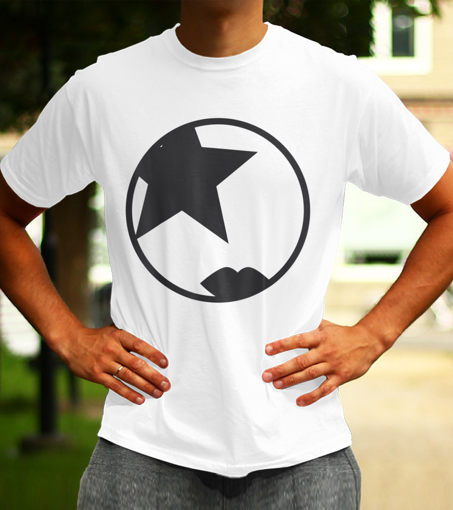 KISS Starchild Star Lips Circle T-Shirt