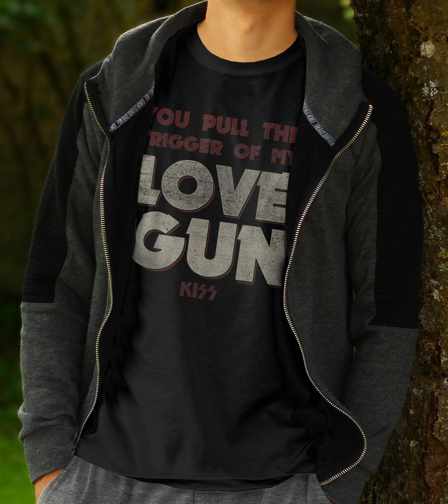 KISS You Pull The Trigger Of My Love Gun T-Shirt