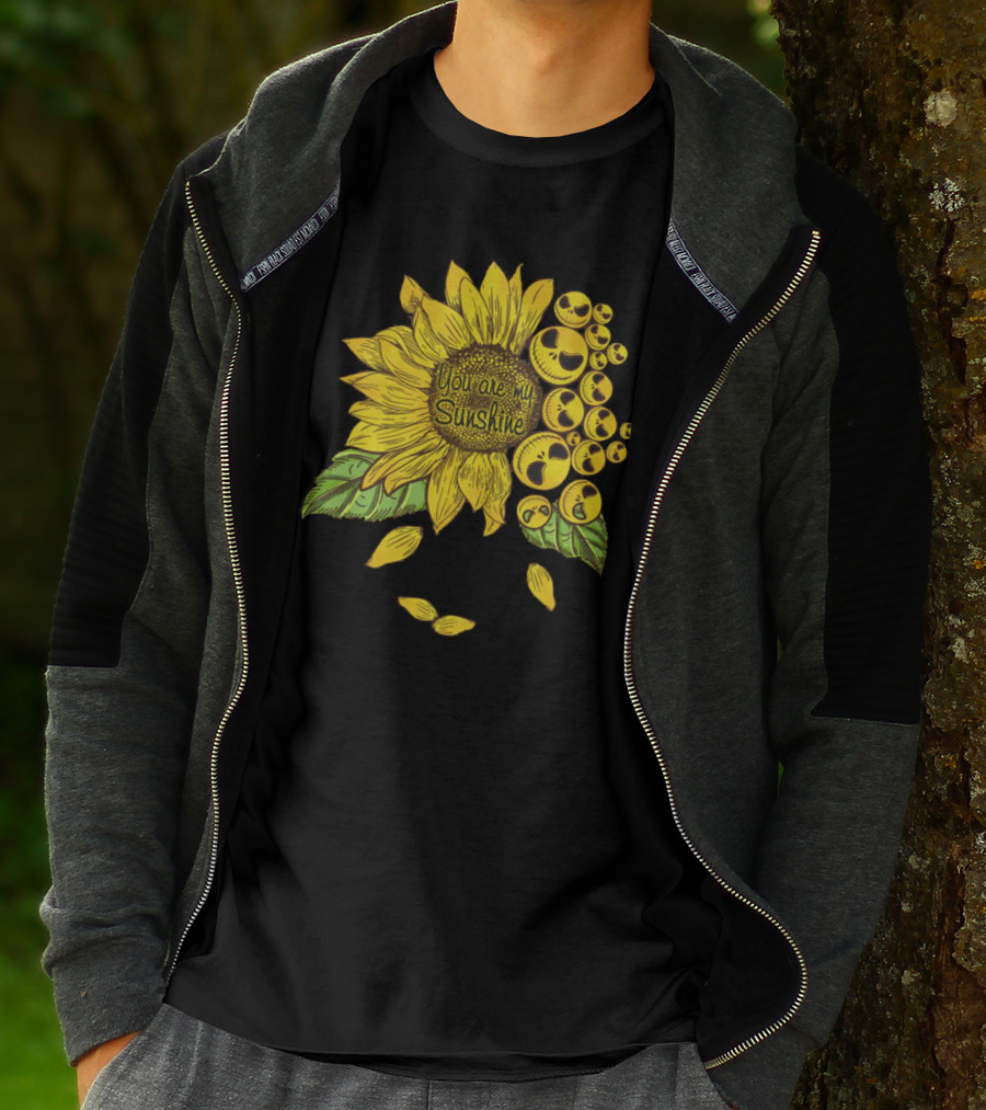 NIGHTMARE BEFORE CHRISTMAS YOU ARE MY SUNSHINE SUNFLOWER ICONS T-Shirt