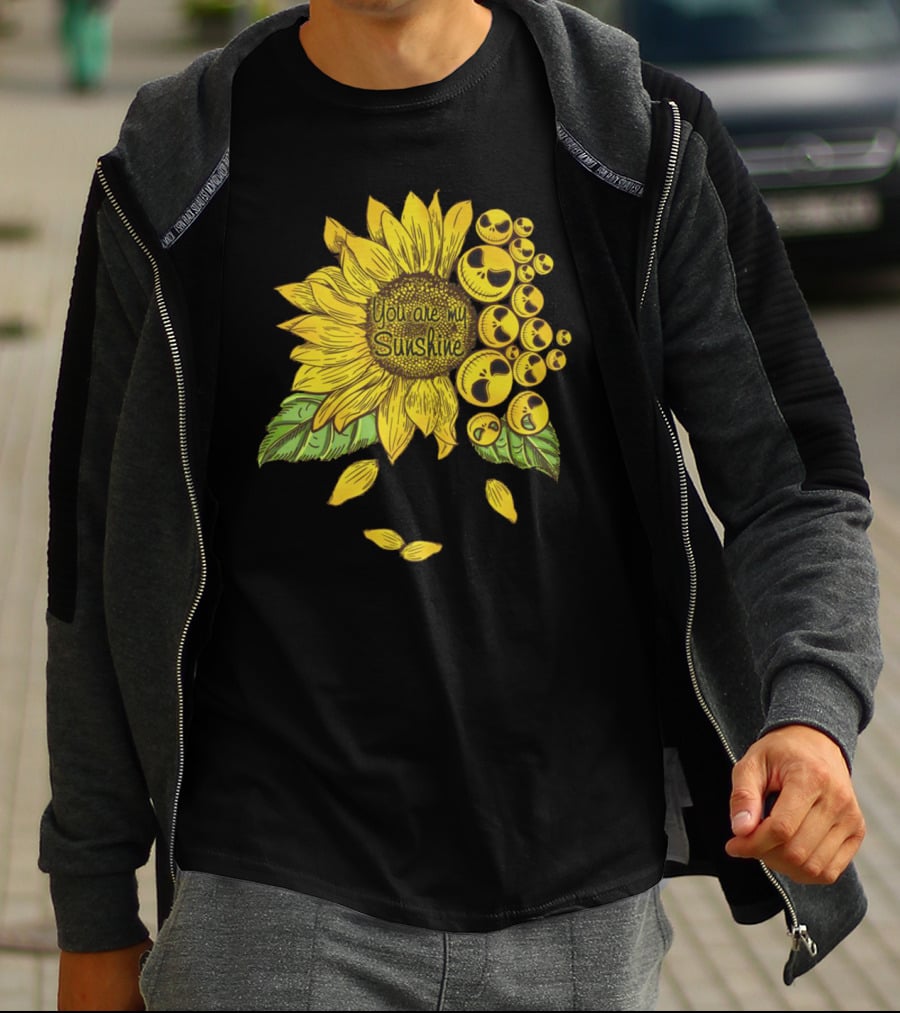 NIGHTMARE BEFORE CHRISTMAS YOU ARE MY SUNSHINE SUNFLOWER ICONS T-Shirt