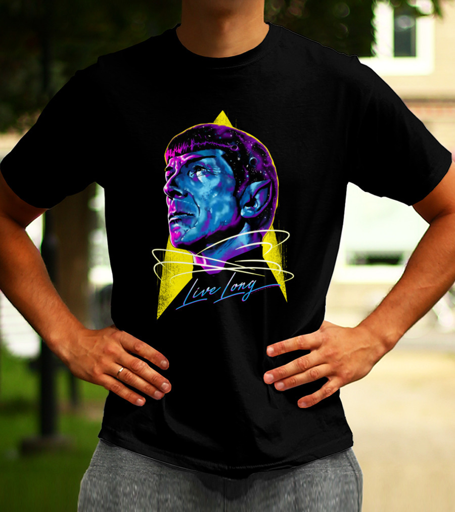 Live Long Star Trek Spock T-Shirt
