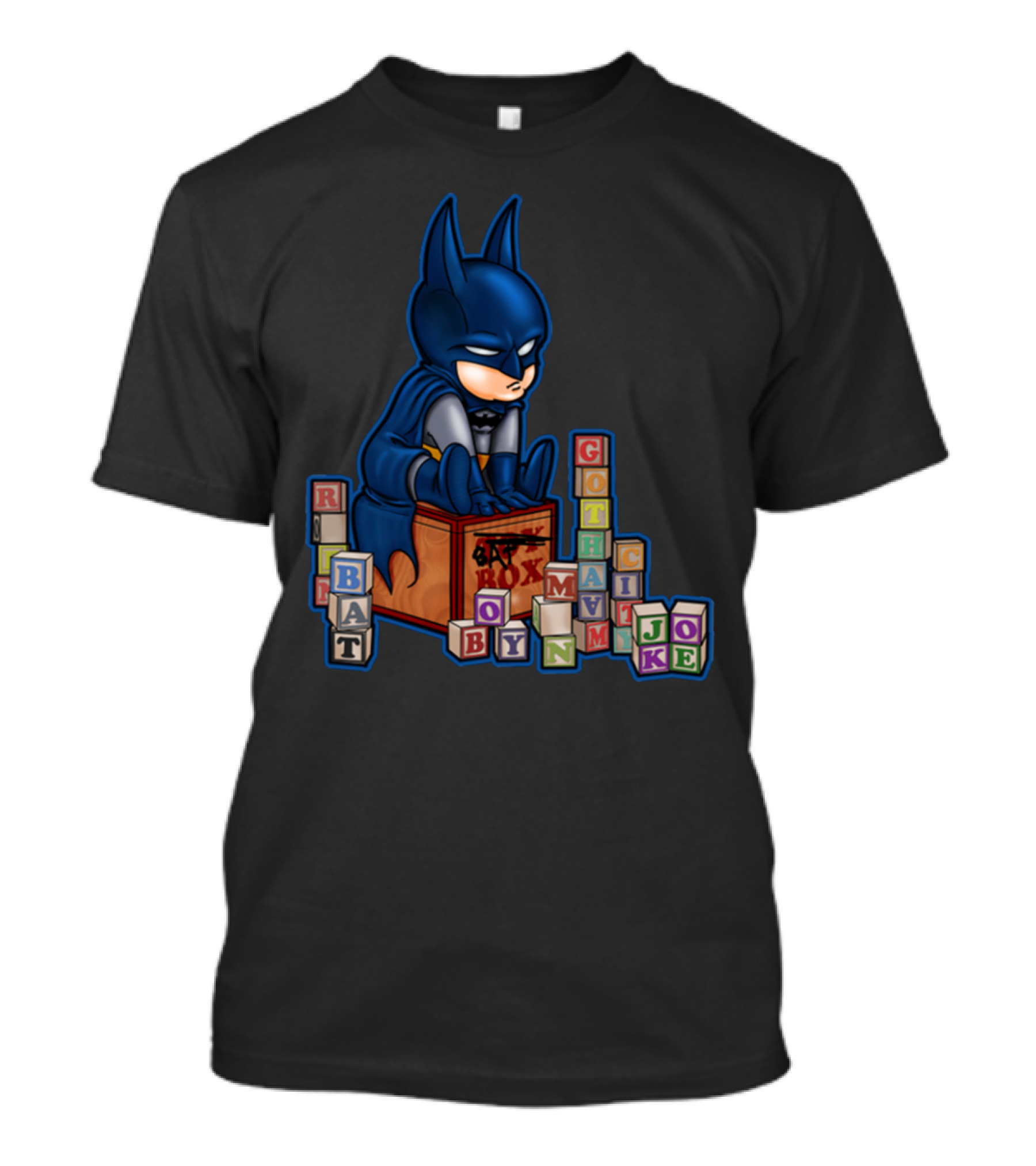 Cool Gotham Batman Blocks Joker Toy Box T-Shirt