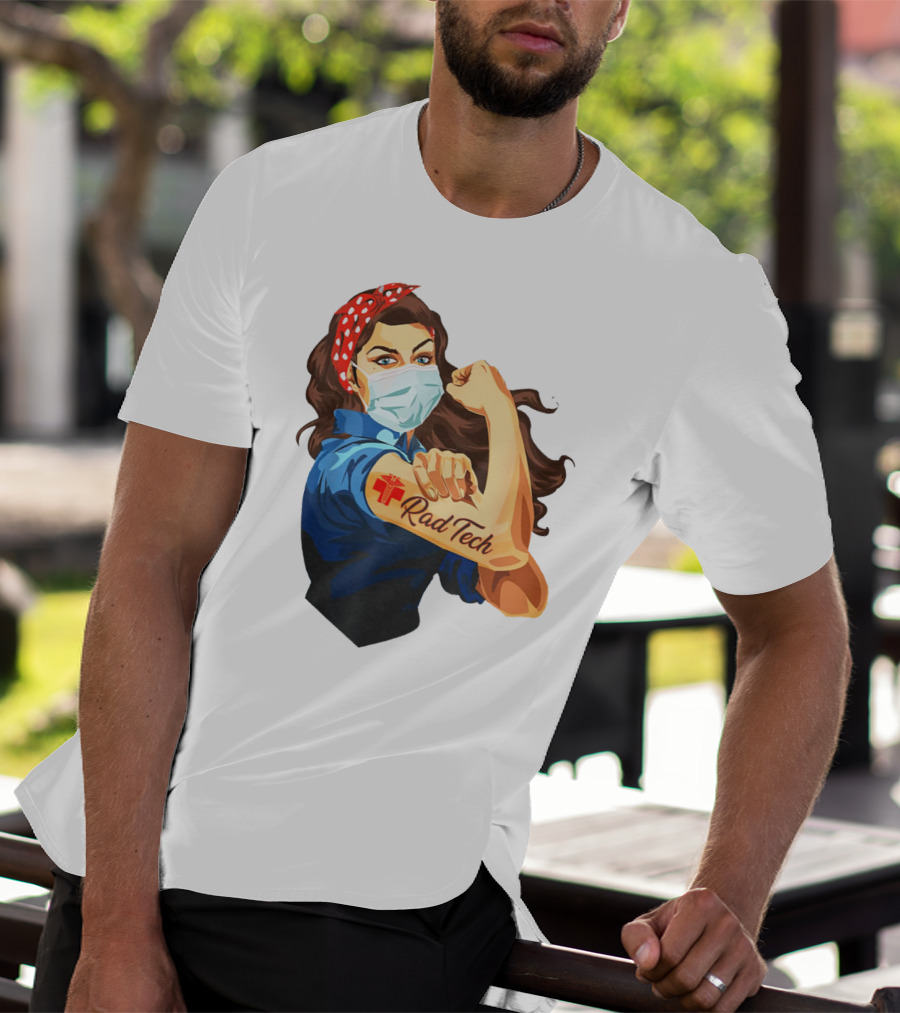 Empowered Rad Tech Strong Rosie Image T-Shirt