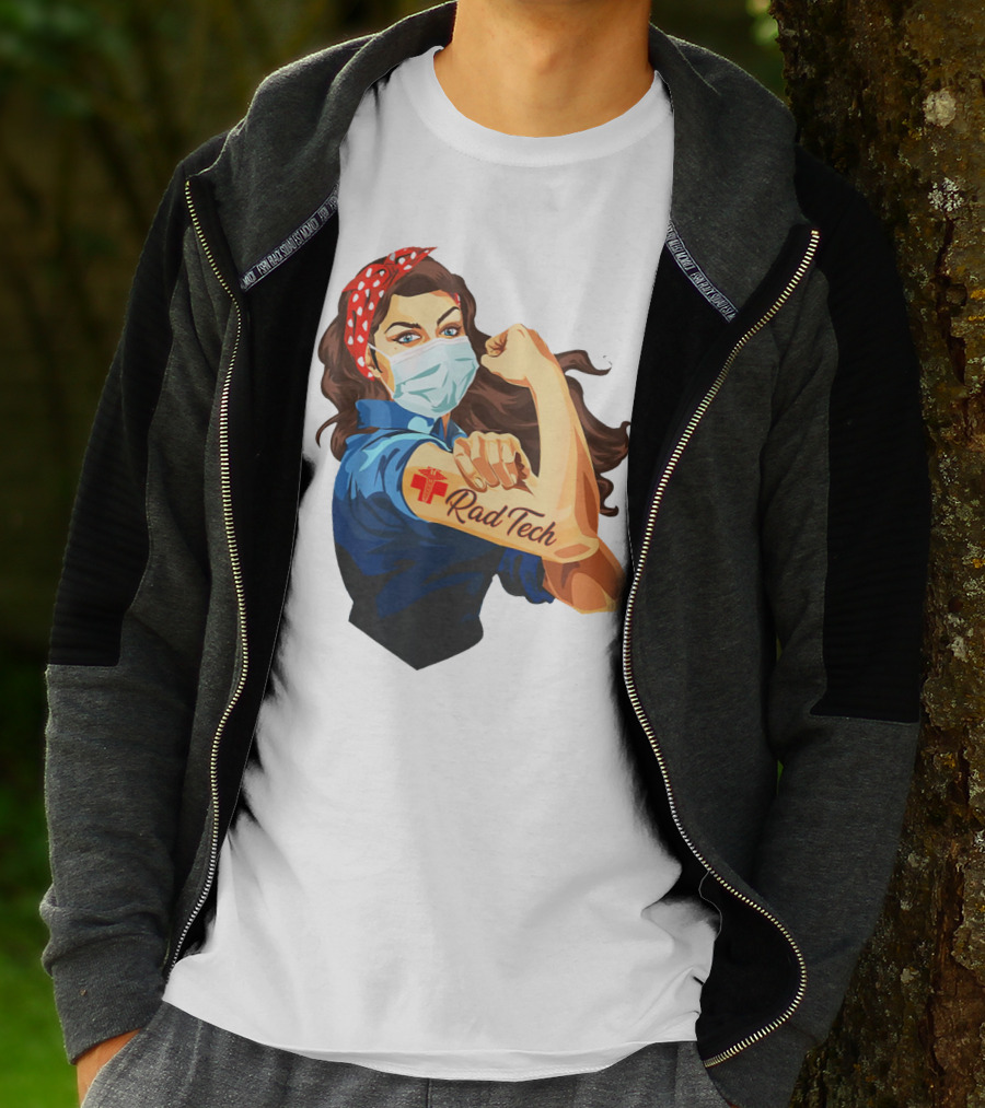 Empowered Rad Tech Strong Rosie Image T-Shirt