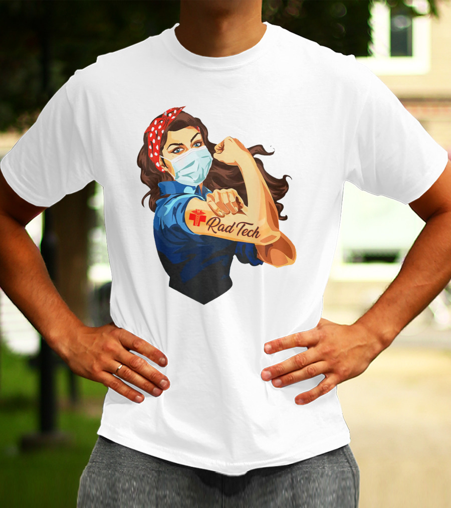 Empowered Rad Tech Strong Rosie Image T-Shirt