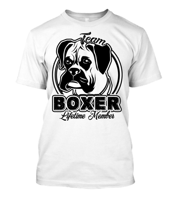 Team Boxer Lifetime Member Enthusiast T-Shirt