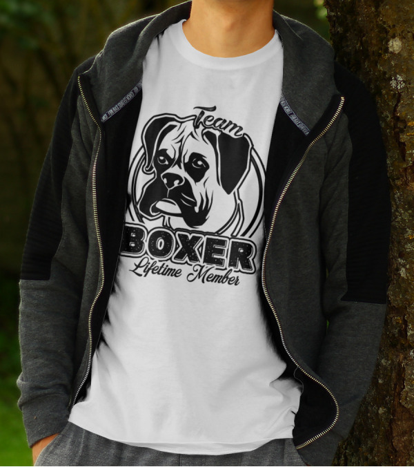 Team Boxer Lifetime Member Enthusiast T-Shirt