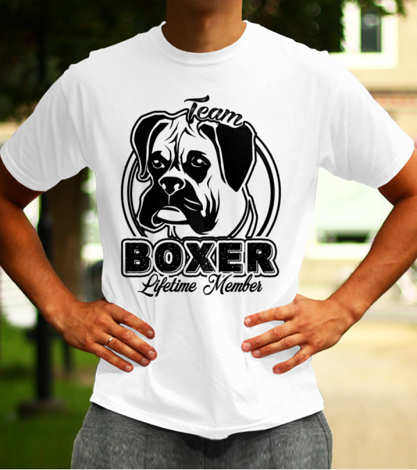 Team Boxer Lifetime Member Enthusiast T-Shirt