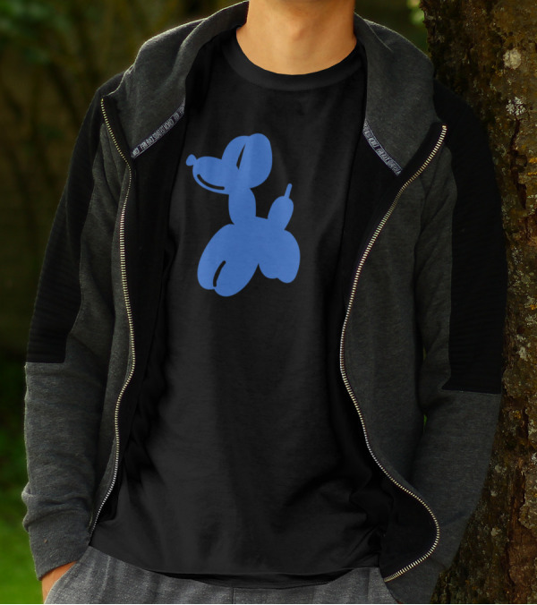 Blue Balloon Dog T-Shirt