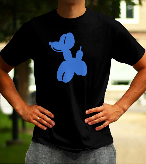 Blue Balloon Dog T-Shirt