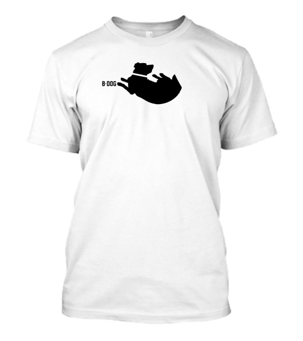 B Dog Silhouette With Simple Over There T-Shirt