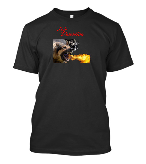 Sole Desertion Fierce Fire Breathing Dog T-Shirt