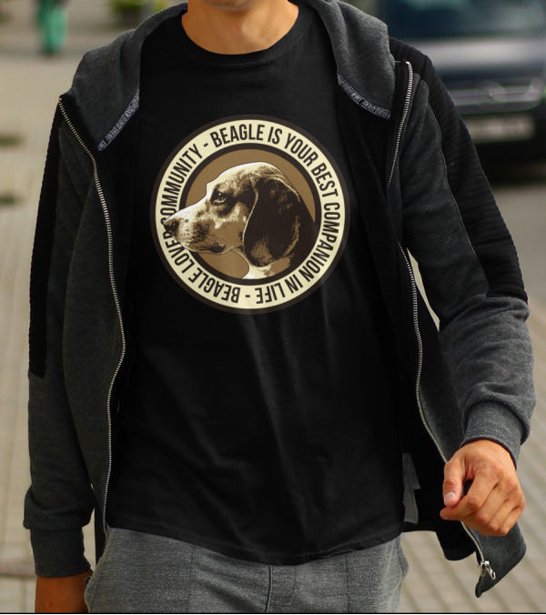 Beagle Lover Community Beagle Is Your Best Companion In Life T-Shirt