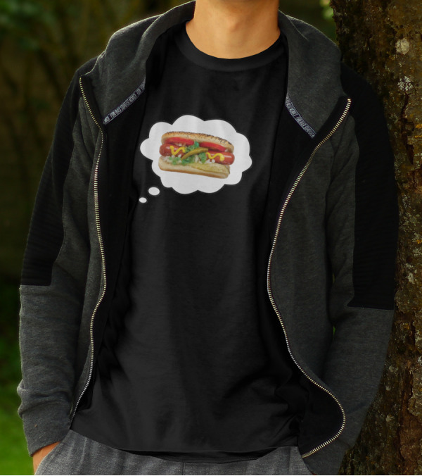 Chicago Hot Dog Thought Bubble Classic T-Shirt
