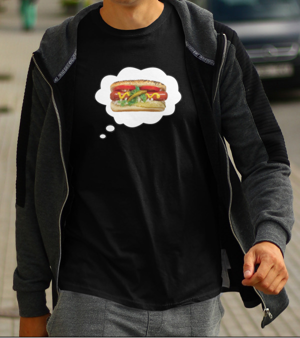 Chicago Hot Dog Thought Bubble Classic T-Shirt
