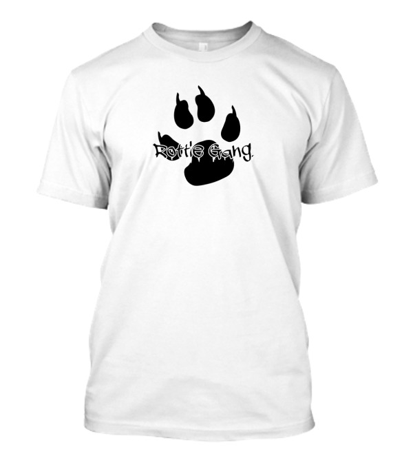 Rottie Gang Paw Prints T-Shirt