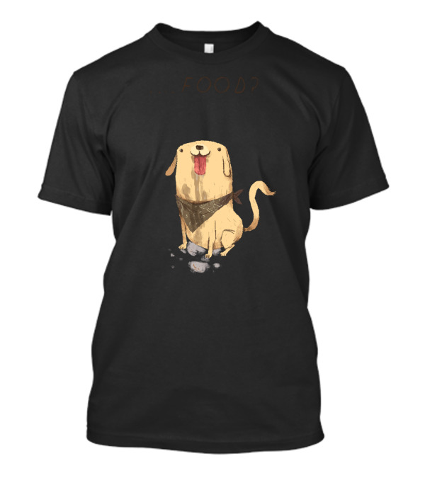 Is There Food Cartoon Dog With Tongue Out T-Shirt