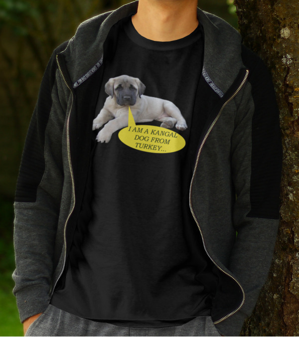 I Am A Kangal Dog From Turkey With Speech Bubble T-Shirt