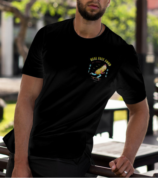 Real Fast Food Hot Dog BC Skate MMXIX T-Shirt