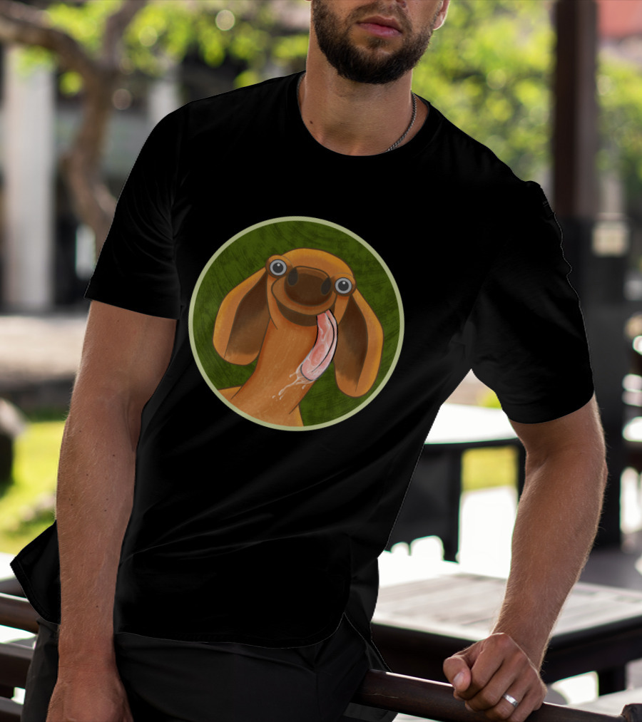 You Got Slopper All Over My Heart Cute Dog T-Shirt