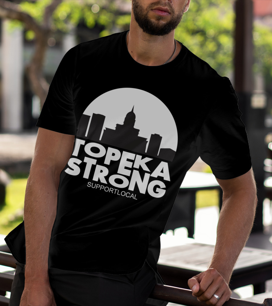Topeka Strong Support Local Skyline T-Shirt