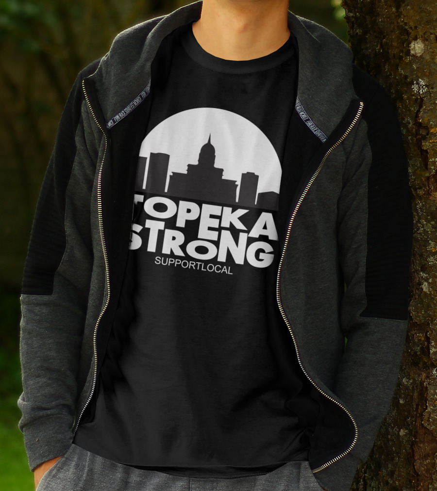 Topeka Strong Support Local Skyline T-Shirt