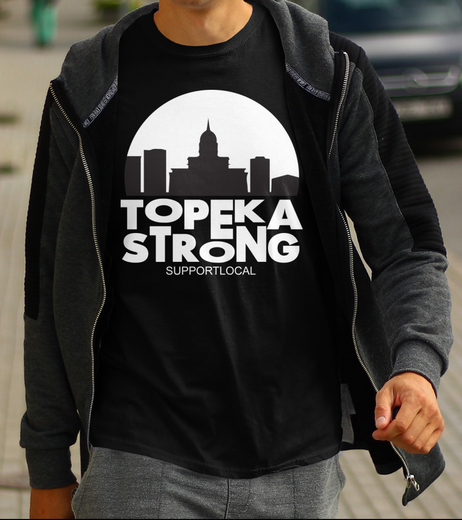 Topeka Strong Support Local Skyline T-Shirt
