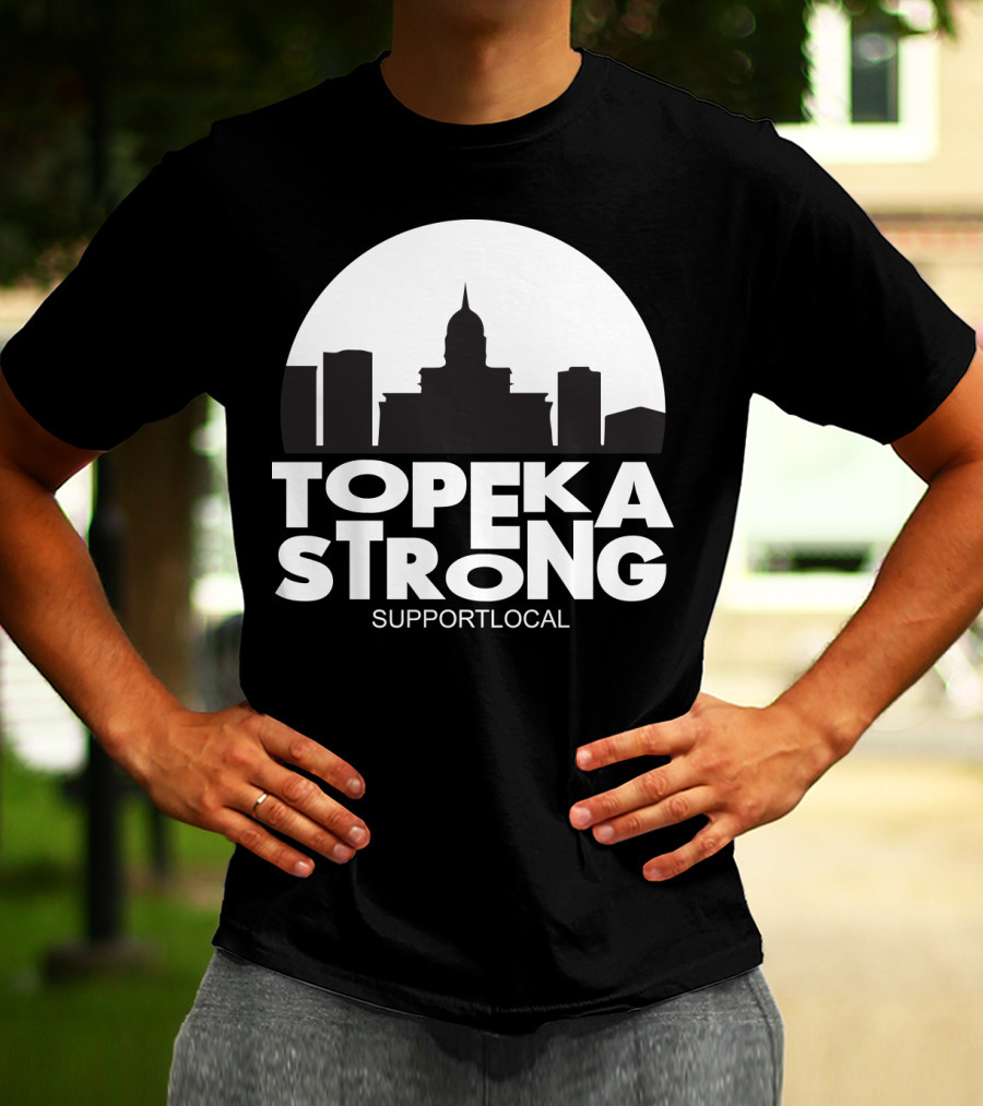 Topeka Strong Support Local Skyline T-Shirt