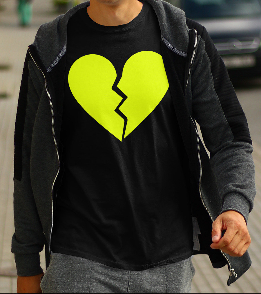 Marcus Lemonis Broken Heart Yellow Iconic T-Shirt