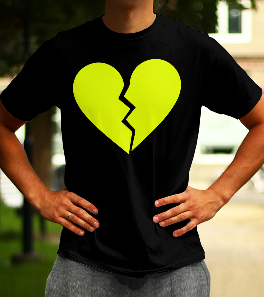 Marcus Lemonis Broken Heart Yellow Iconic T-Shirt